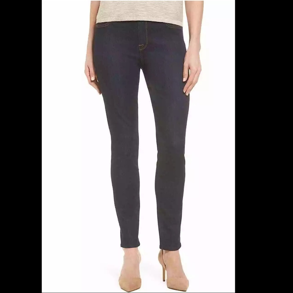 7 For All Mankind Jen7 "Skinny" Blue Pull On Jeans